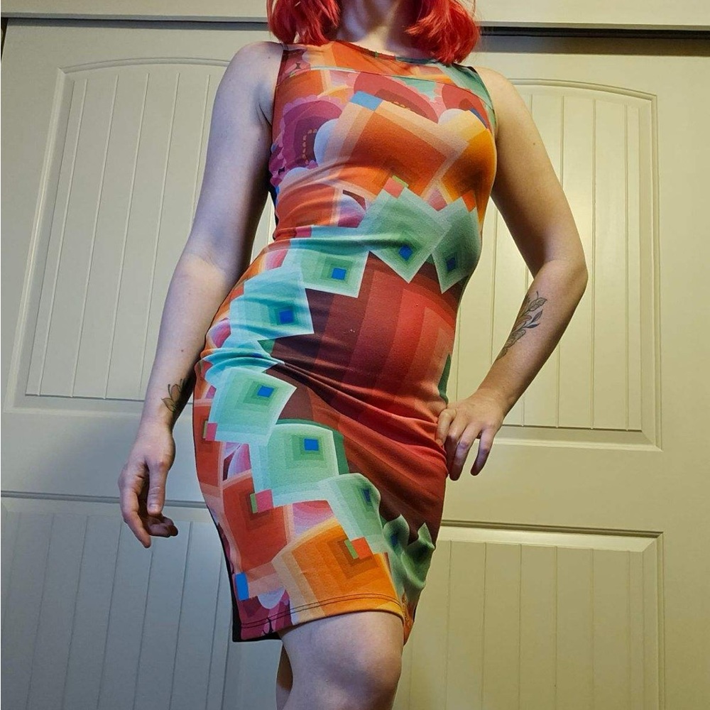 Desigual Bodycon Printed Dress